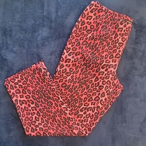 Lafayette 148 New York Pink and Black Leopard Print